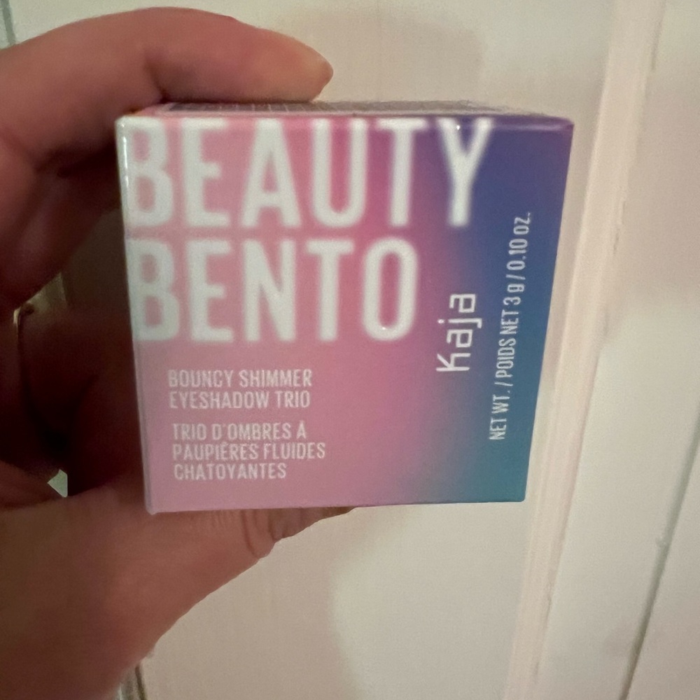 Kaja Beauty Bento Bouncy Matte & Shimmer Eyeshadow Trio in Orange Blossom